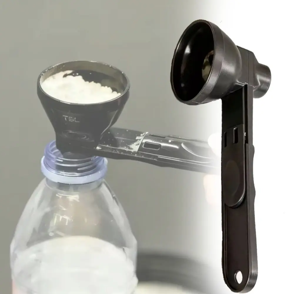 Reusable Coffee Spoon with Funnel, Leak-Proof Measuring Spoon for Ground Coffee, Protein Powder, Tea, Durable Kitchen Utensil, Reusable Coffee Tools