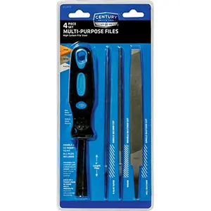 212 MAIN Extra Slim 4-Piece Hand File Set (4 Files), Office Filing Tool for Computers & Office Equipment, Four Files