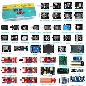 45-in-1 sensor module kit, compatible with Arduino/ESP32/Raspberry Pi DIY projects, the ultimate electronics beginner kit, a one-stop IoT programming learning kit.