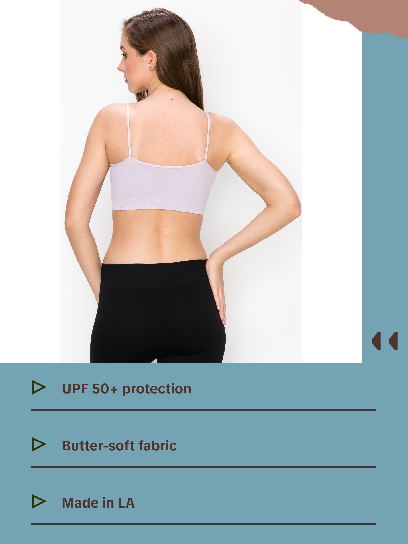 KURVE BUTTER SOFT BASIC STRAP CAMI BRALETTE KURVE BUTTER SOFT BASIC STRAP CAMI BRALETTE