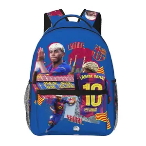 Stylish Soccer2026 Backpack Large Capacity & Lightweight 2026 World Football Shoulder Bag Practical Spanish Players Laptop Backpack for Men Women School Bookbag for Work Camping Travel