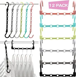 Closet Organizers and Storage 12Pack Sturdy Closet Organizer Hanger Heavy Cloth