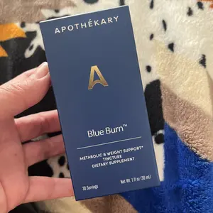 Product Review of Apothékary Blue Burn - Metabolic Support Liquid Herbal Drops* | Antioxidant Rich, Alcohol-Free, Clinically-Tested, Certified Gluten-Free, PETA Certified Vegan & Cruelty-Free, Third Party Tested, Plant-Based, Made in the USA from T**n