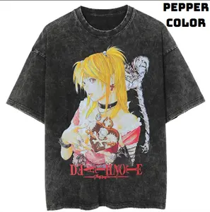 Misa Deathly Love Vintage Tee, Misa Shirt, Death Note Shirt, The Grim Reaper, Fate, Dangerous Genius, Manga, Anime Shirt, Y2k Shirt, Anime Accessories, Anime Vintage Graphic Tee, Unisex T-Shirt, Gift For Fan Menswear