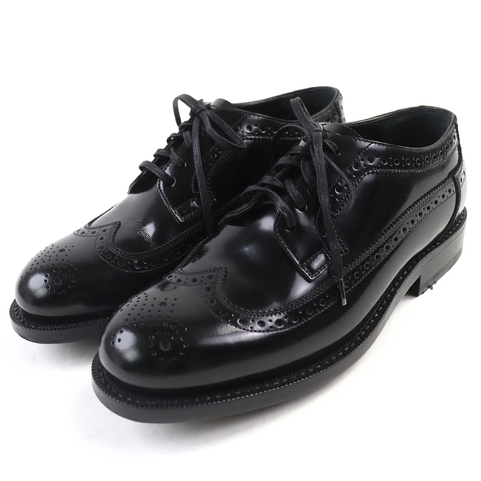 Pre-owned Celine Others Small Leather Goods Leather Derby Shoes