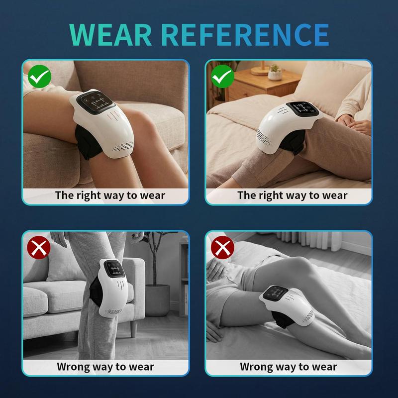 1 Piece Portable Comfort Electric Knee Massager Rechargeable Knee Massage Machine, Personal Care Appliances Gifts for Black Friday Gifts and Christmas 1 Piece Portable Comfort Electric Knee Massager Rechargeable Knee Massage Machine, Personal Care Appliances Gifts for Black Friday Gifts and Christmas