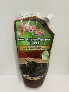 Gloria Ancho Chile Purée - 17.6 oz. Premium Authentic Mexican Peppers, the base for enchiladas, sopes, Tinga & Marinades - Effortless Mexican Flavor
