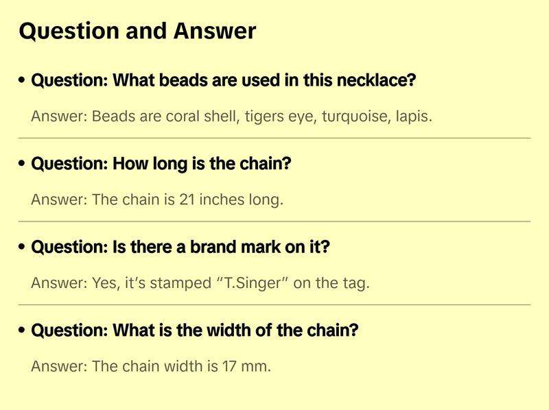 Various Beaded Necklace