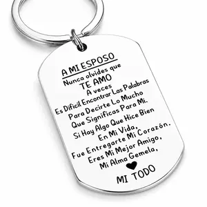 Stainless Steel 2-Pcs Couples Keychain with Heart-Shaped Engraving, Name Engraving, Custom Designs, Engraved Message & Romantic Message - Elegant Personalized Gift for Husband on Anniversary, Valentine's Day, Heart-Shaped Engraving Keychains, Name Engrave