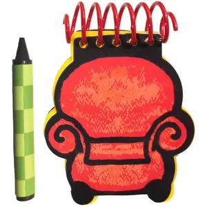 Handcrafted Handy Dandy Inspired Joe's Notebook And Crayon Handcrafted Handy Dandy Inspired Joe's Notebook And Crayon