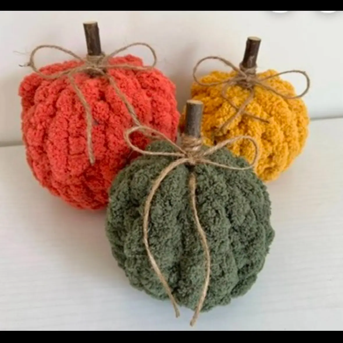 Fall Knit Pumpkins - Durable Reusable Plush Pumpkins for Home, Office & Small Spaces - Perfect for Holiday and Special Events