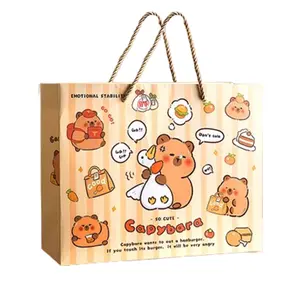 Capybara Journaling Stationery Set, Children's Sticker Gift Pack, Material Gift Box, Cute Toys for Girls, Children's Day Gift