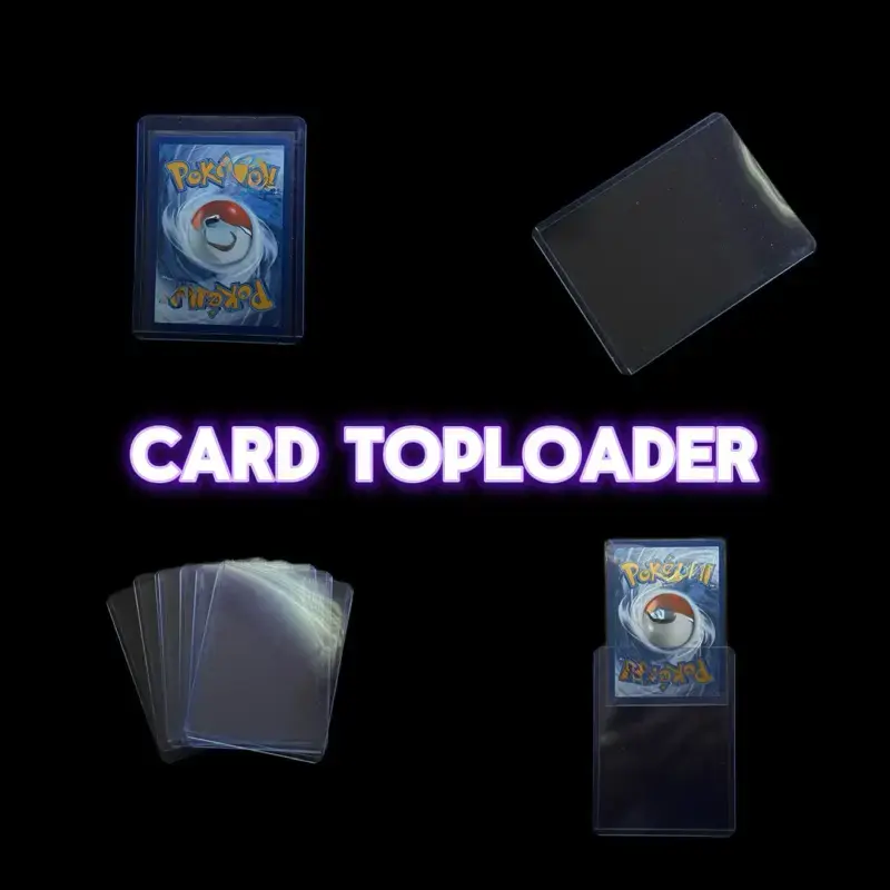 Premium Clear Card Toploaders & Hard Plastic Trading Card Protectors for Sports & Collectible Cards