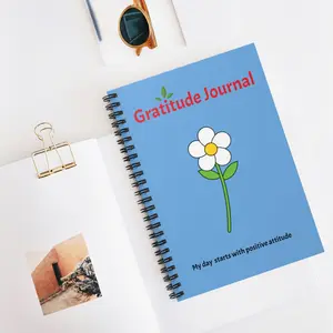 Gratitude Journal Notebook  - Ruled Line By Feebi