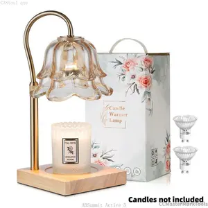 Flower Candle Warmer Lamp, with 2 Bulbs, Height Adjustable with Timer, Unique Glass Lily of the Valley Lamp for Home & Bedroom Decor, Ideal Gift for Birthday/Mother's Day, Halloween Gifts, Christmas GiftsCCMasterMarkToolsPulseTrail5ABSummit ActC38tool que