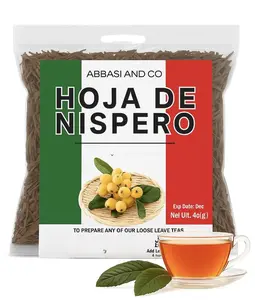 Té de Hojas de Níspero (Loquat Leaf Tea) – 100% Natural, Wildcrafted Herbal Loose Leaf Tea – Caffeine-Free, Vegan, Gluten-Free, Non-GMO – Imported From Mexico (5oz)