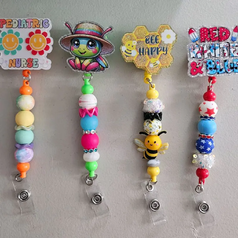 Beaded Name Badge