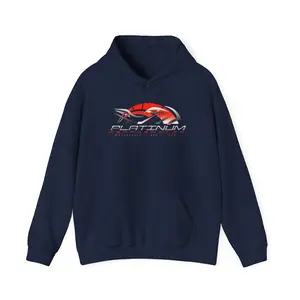 Platinum Performance Unisex Sweatshirt Style 2 Long Sleeve Navy Blue with Logo Design