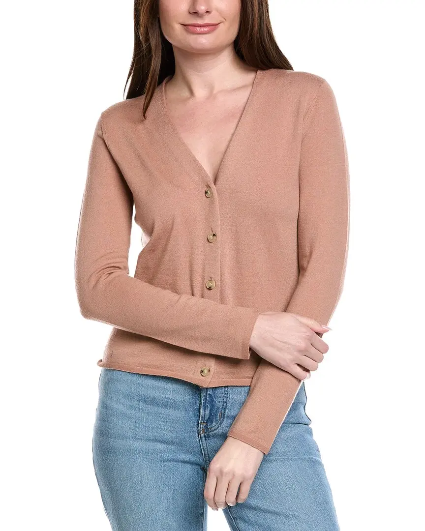 Vince Slim Button Wool-Blend Cardigan