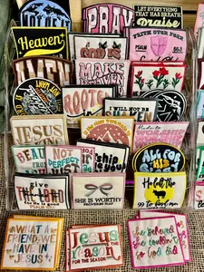 Mystery Faith Patch Bundle, Christian Hat Patch’s, Embroidered Patch’s, Trucker Hat Patch, Iron On, Trendy Hat Patch, Jesus Patch, Mystery