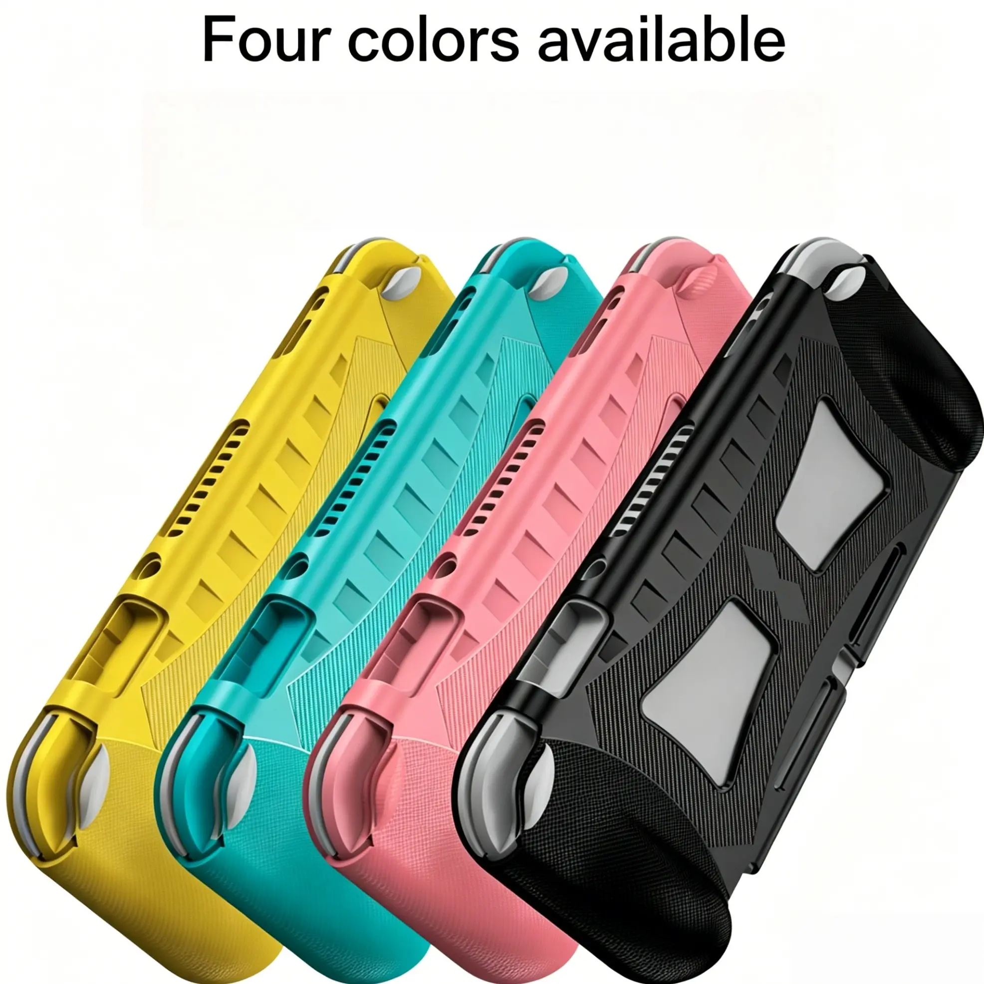 Switch Lite Carbon Fiber Anti-Drop Durable Tpu Case, Shockproof Protective Covers, One-Piece Full Protection Shell, Protect Your Handheld Game Console From Damage，extends playtime，enhance gaming，father's day gift.