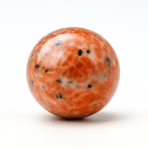 Sunstone Crystal Sphere – Natural Polished Gemstone Ball for Joy, Vitality & Positive Energy – Handcrafted Decorative Healing Stone for Meditation & Home Décor