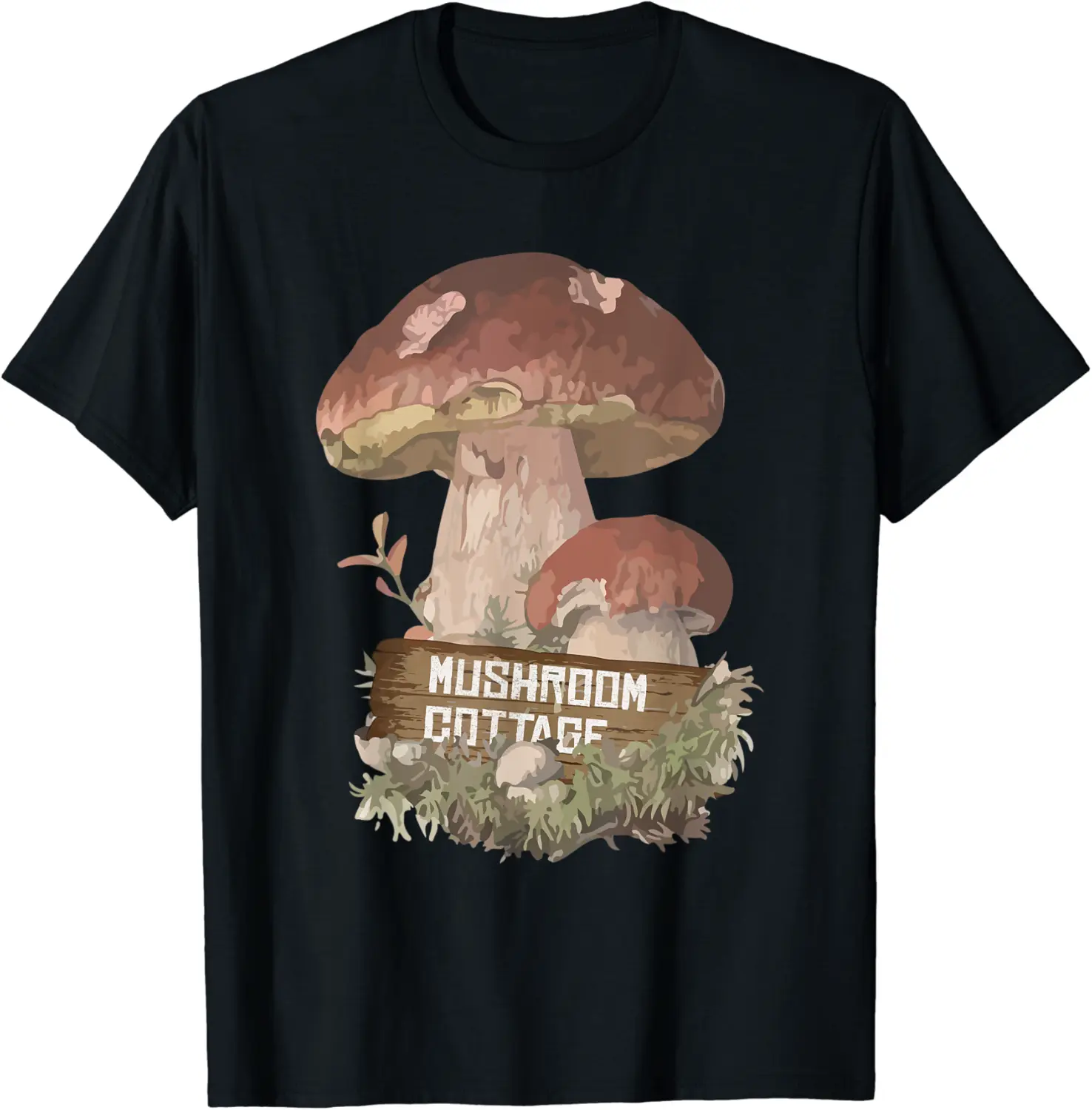 Cute Mushroom Goblincore Shirt with Cottagecore Aesthetic T-Shirt - Abigaillou Shop 77B0BGFW8CXF