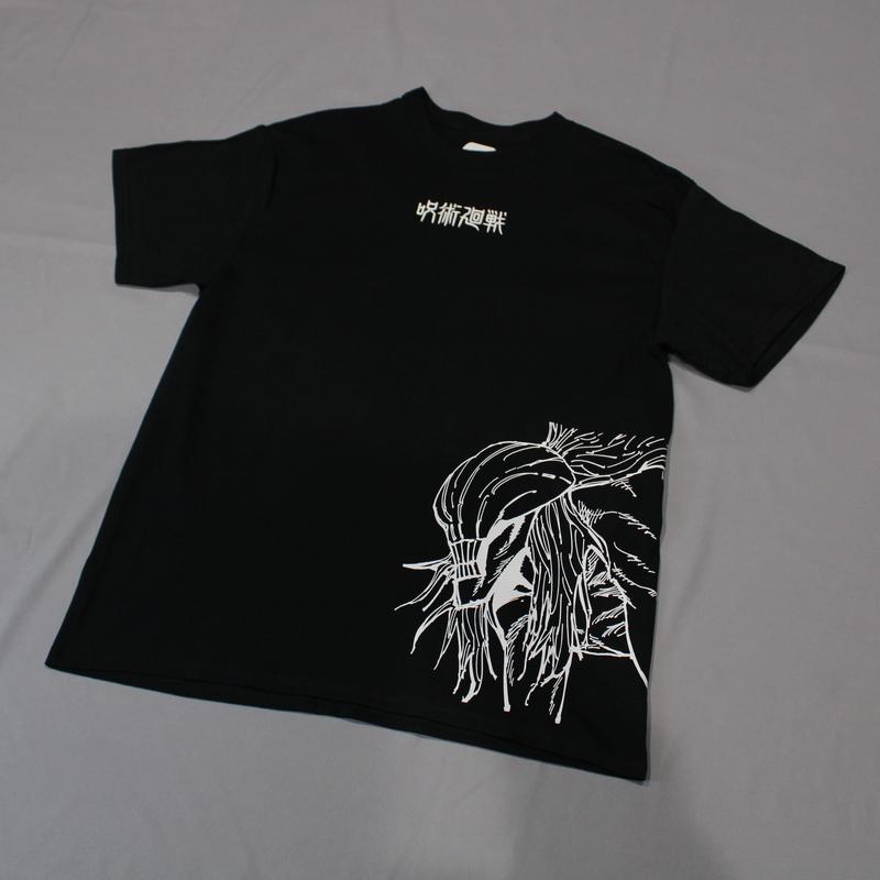 Jujutsu Kaisen Yuta x Rika Anime Manga Black Short Sleeve T-Shirt