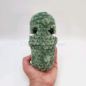 Emotional Support Pickle / Crochet Plush
