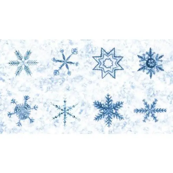 Fabric Moda Frost Snowflake Winter Chill 24x44" Quilting Panel 48109-12