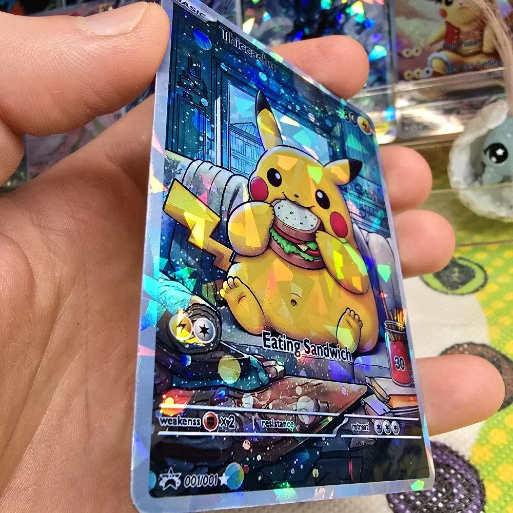 pikachu card holographic Pikachu