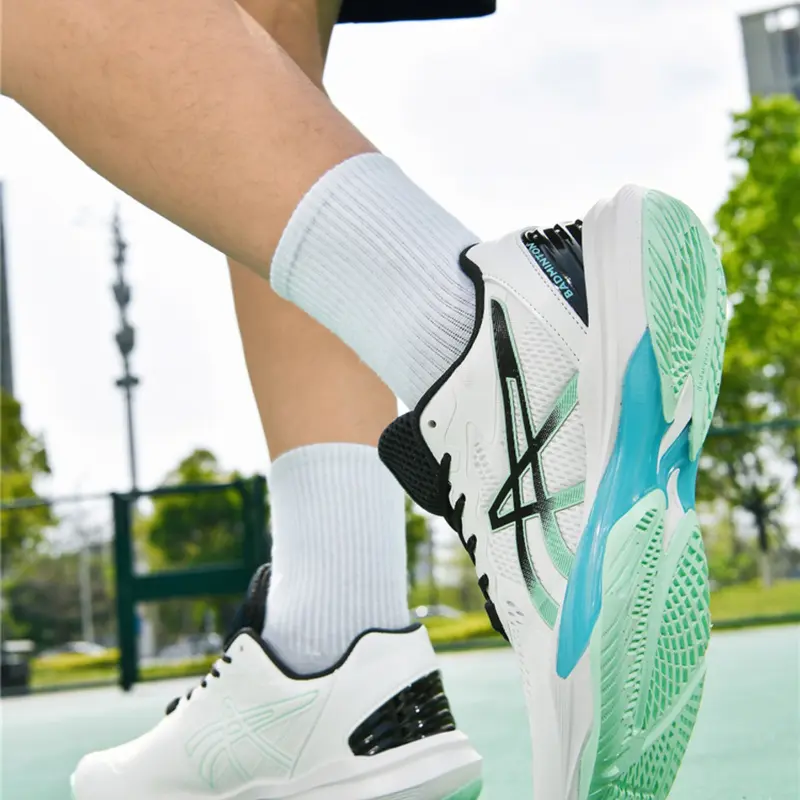 Professional Pickleball Shoes, Rubber Sole, Unisex, Indoor Training, Durable Tennis Shoes, Badminton Shoes, Athletic Footwear, Sports Shoes