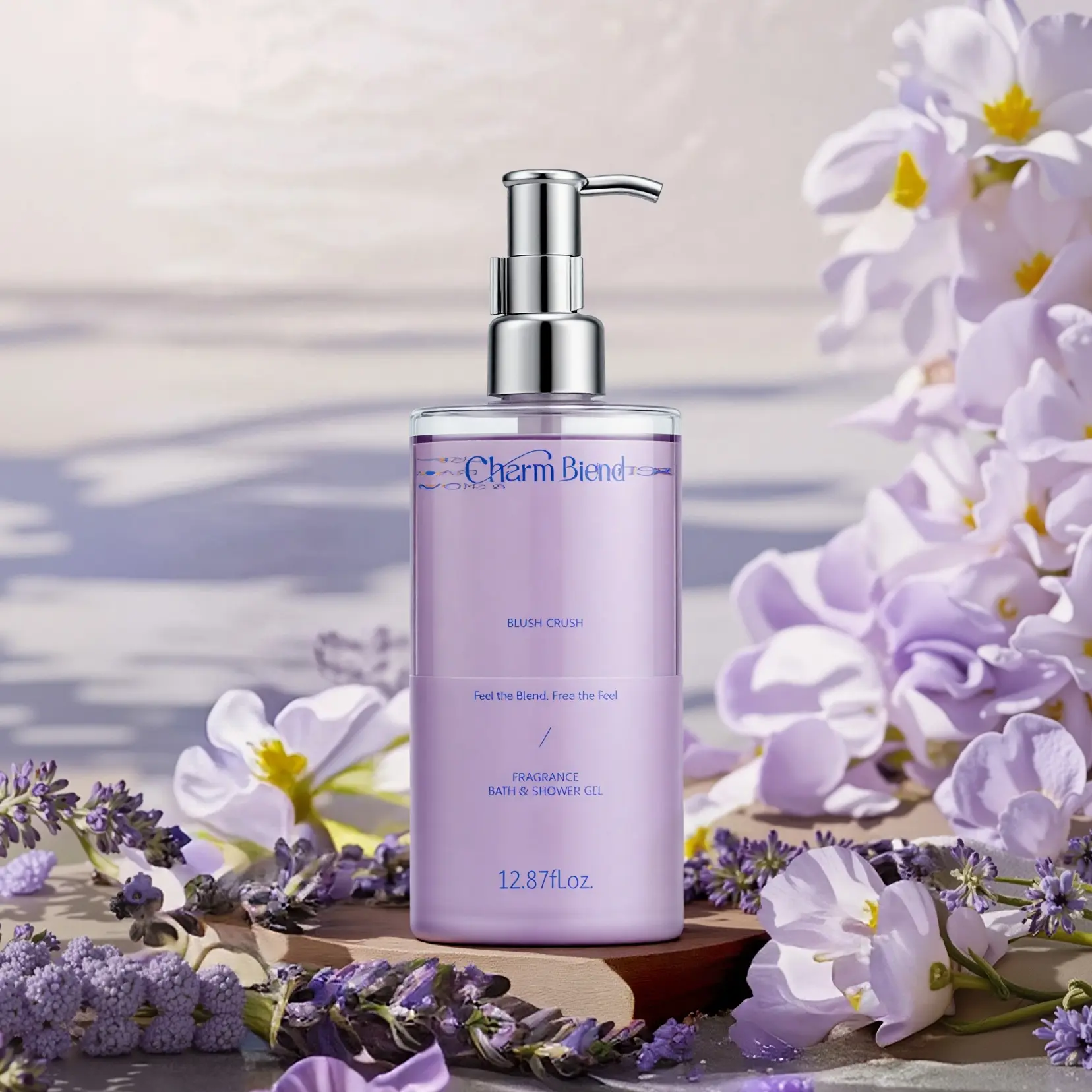 Perfumed Body Wash for Daily Hygiene, Refreshing & Soothing, Salon Citrus Scent, Suitable for All Skin Types, 12.87 fl oz