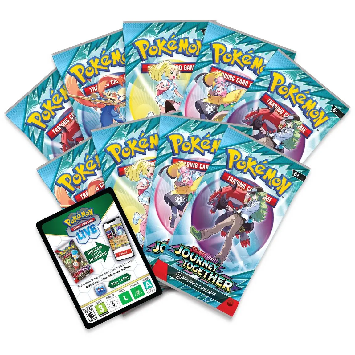 Pokemon Journey Together Elite Trainer Box ETB - 9 Booster Packs - TikTok  Shop
