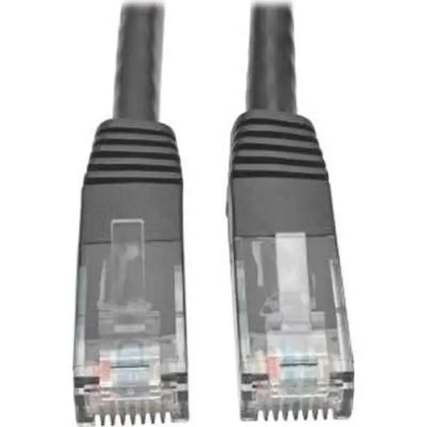 Tripp Lite N200-025-BK 25 ft. Cat6 Gigabit Molded Patch Cable, Black