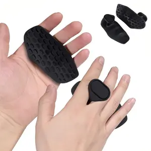 Anti-Slip Exercise Grips, Ergonomic Rubber Hand Protection Gloves, Suitable for Weightlifting, Pull-Ups, Gym Training, Unisex