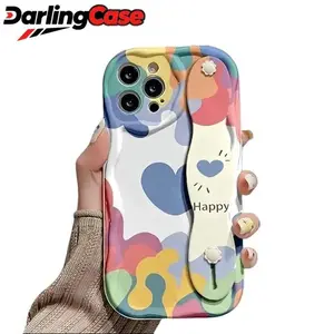 DarlingCase Premium Liquid Silicone Wrist Strap Case for iPhone 17 - Stylish Anti-Drop All-Around Protection with Colorful Design