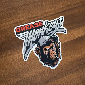 Grease Monkey - Sticker