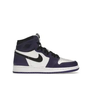 Jordan Kid's 1 Retro High Court Purple White, from StockX