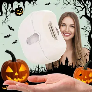 Portable Electric Nail Clipper, Automatic USB Rechargeable Nail Trimmer with LED Light, Nail Care Tool for Home, Office, Travel, Nail Clippers