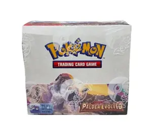 Pokemon Paldea Evolved Booster Box - 36 Packs with 10 Cards Each, Features New Tera Pokémon, Trainer Cards & Special Illustrations