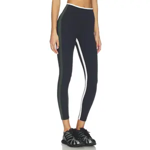 Splits59 Sammy High Waist Rigor 7/8 Legging in Black & Military