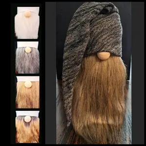 Primitive Gnome - Choice Changeable Gnome Hat or Hat with Bearded Gnome Body