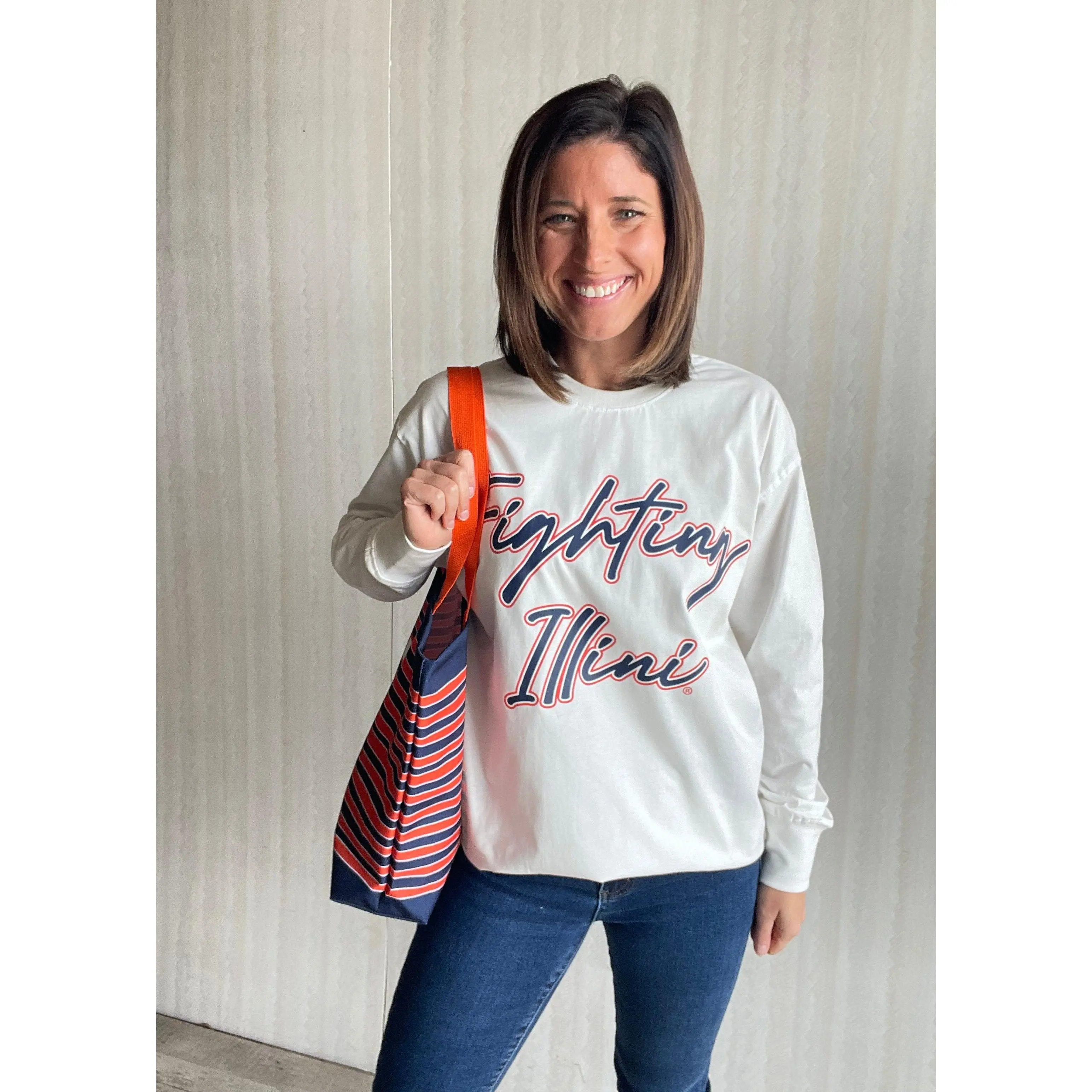 Fighting Illini Oversized Long Sleeve