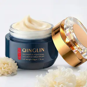 QINGLIN Triple Signal Peptide hydration & moisturizing Cream | Niacinamide + Peptide + Hyaluronic Acid + Snow Fungus Extract | Lightweight Texture, Fast Absorption Without Residue | Suitable for All Skin Types