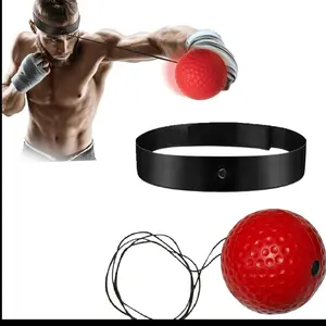 Boxing Reaction Ball Set 1 Red Ball 1 Webbing for Home Fitness Sports Gift Boxing Training Equipment
