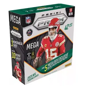 LIVE OPEN! - (x1) 2025 Prizm Football MEGA Box - Sports Trading Cards Box