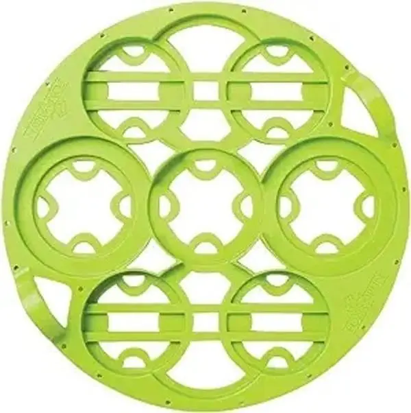 Kitchen Plastic Farm To Table 905 Dual Canning Rack - Elevates 4 qt Jars, Fits Regular & Wide Mouth Jars