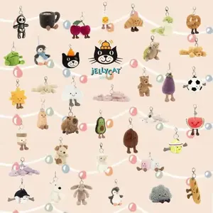 Jellycat Mini Plush Keychains – Stuffed Animal Keychains, Cute Animals, Fun Gift Ideas for Kids, Birthdays and Collectors, Keychains