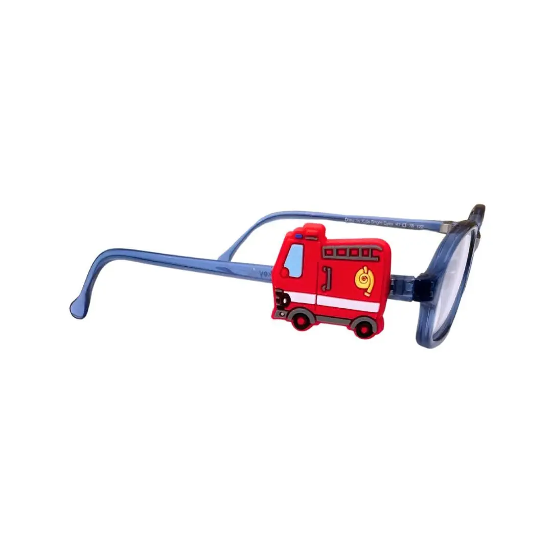 Firetruck Glasses Charm for Kids | Fun Eyewear Accessory